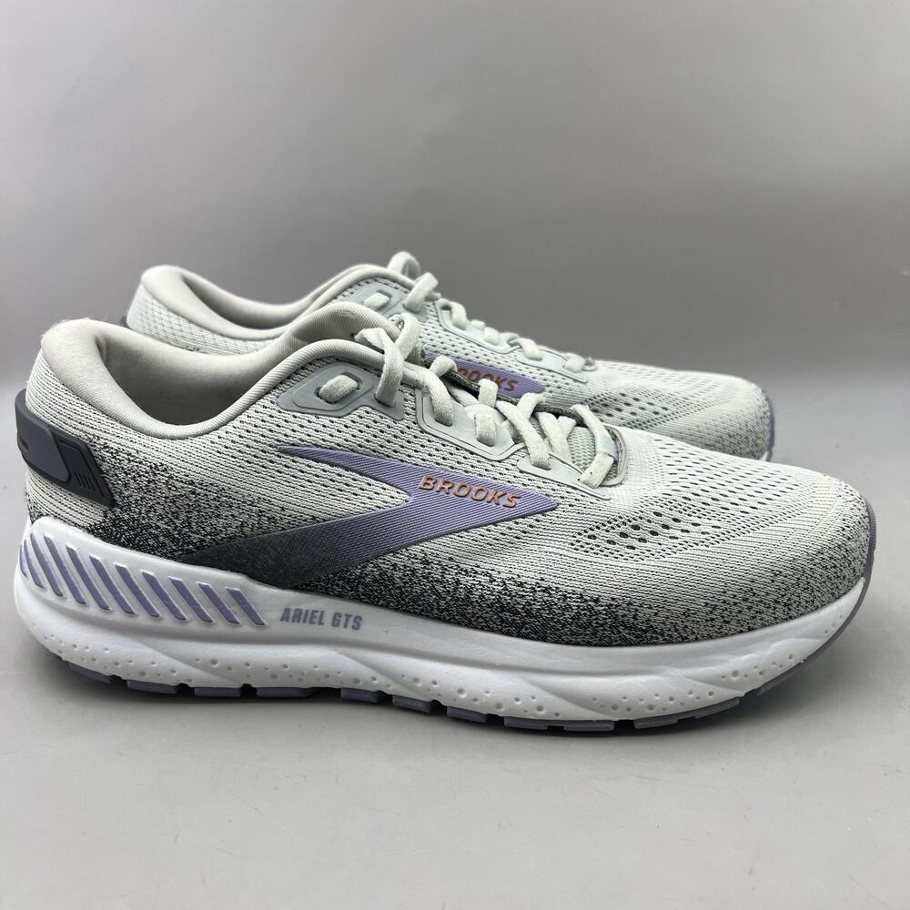 Brooks Ariel GTS 24 Running Shoes Women Size 10.5 B Gray Mesh Comfort Sneakers